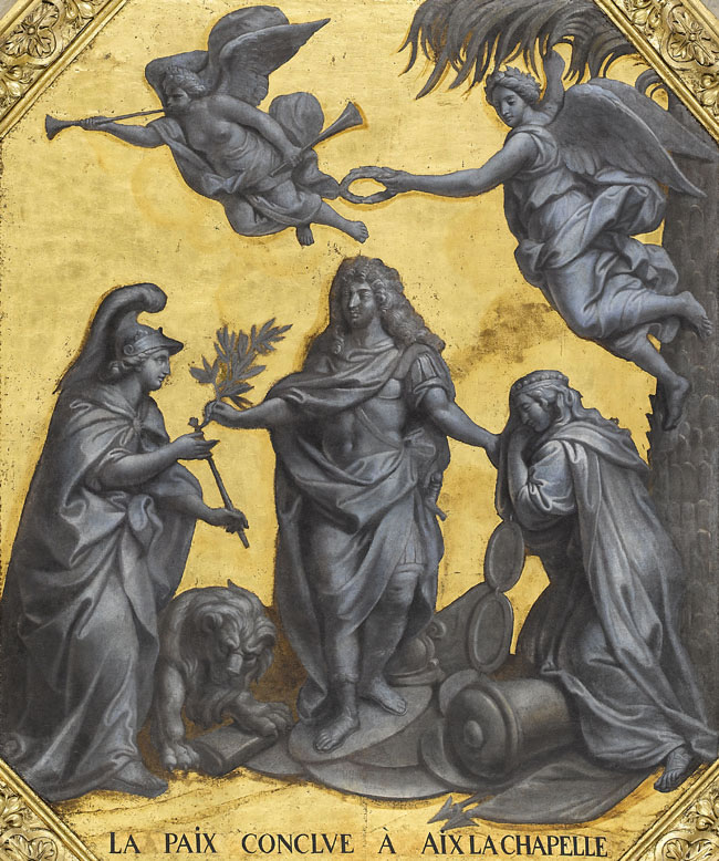 La Paix conclue à Aix-la-Chapelle, 1668